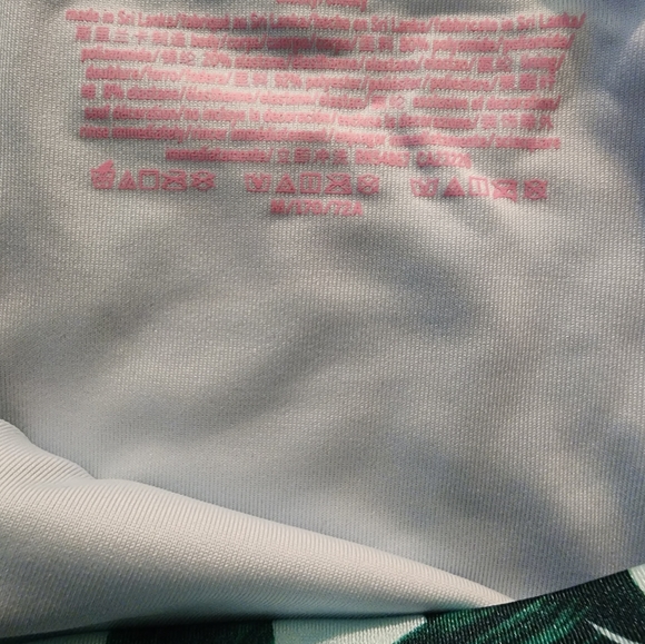 Victoria's Secret Swim Cheeky Palm Floral Bikini Bottom Medium Tie Up New - Picture 3 of 3